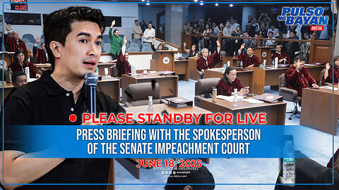 LIVE: Press Briefing with the Spokesperson of the Senate Impeachment Court. | June 18, 2025