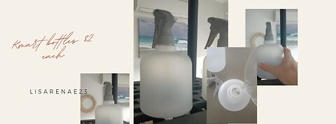 Spray bottles $2 Kmart