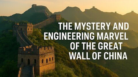 The Mystery and Engineering Marvel of the Great Wall of China