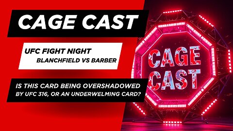 UFC Fight Night Blanchfield vs Barber | Bet Placed On My Final Prediction.