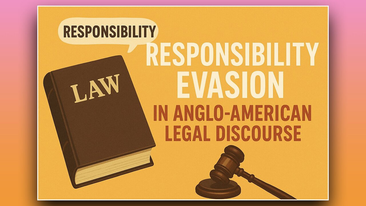 Responsibility Evasion in Anglo-American Legal Discourse