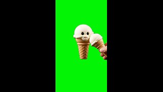 Niche Desserts Eating Themselves | Green Screen #niche #aifruit #cake #icecream #ai #asmr #relax