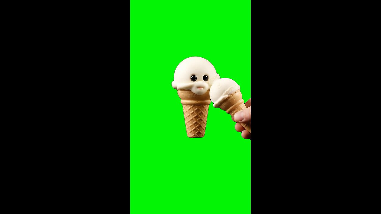Niche Desserts Eating Themselves | Green Screen #niche #aifruit #cake #icecream #ai #asmr #relax