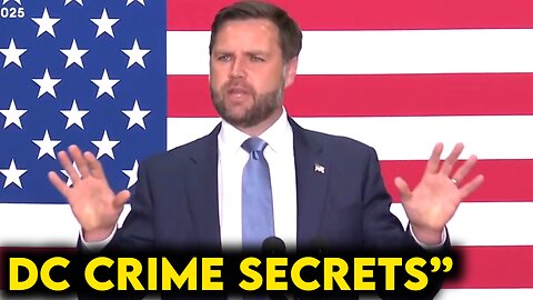 “JD Vance Drops BOMBSHELL on Washington Crime Crisis—Crowd Goes Silent!”