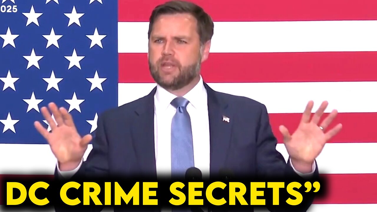 “JD Vance Drops BOMBSHELL on Washington Crime Crisis—Crowd Goes Silent!”