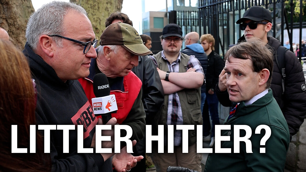 Pint-sized Nazi tries (and fails) to shame Ezra Levant
