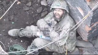 He Lives! Badly Wounded Ukrainian Accepted the Offer to Surrender