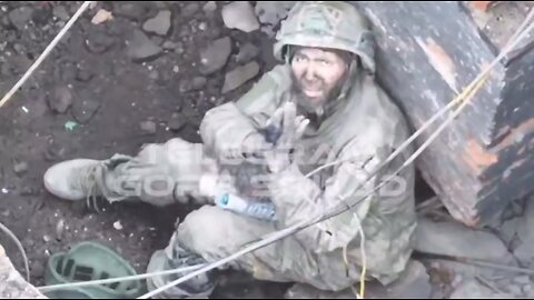 He Lives! Badly Wounded Ukrainian Accepted the Offer to Surrender