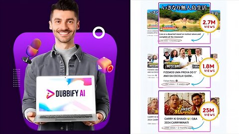 🚀 Instantly Clone Any Voice & Dub Videos in Multiple Languages! 🎙️#DubbifyAI #AITranslation