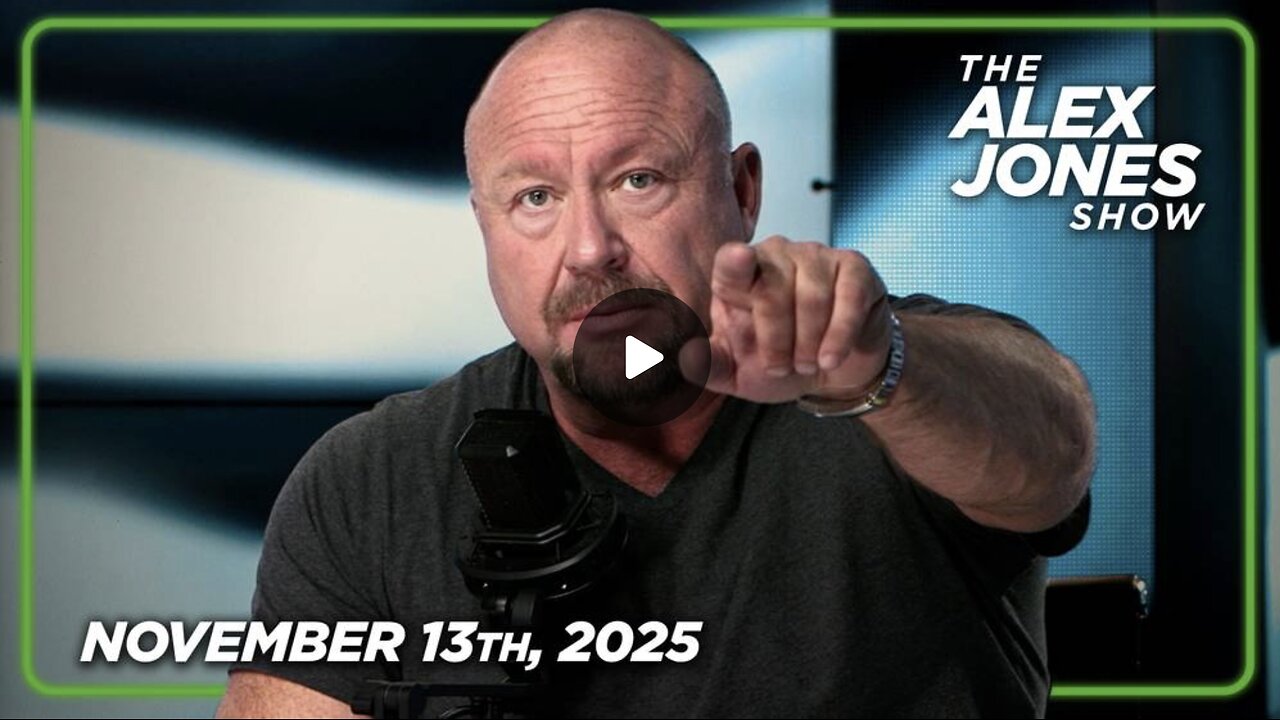 11 13 25 ALEX JONES SHOW Massie Warns FBI Is Targeting J6 Pipe Bomb Whistleblower