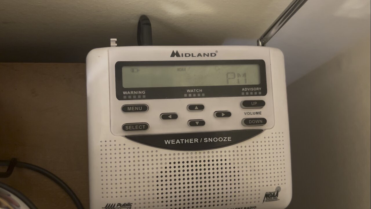 NOAA weather radio severe thunderstorm watch
