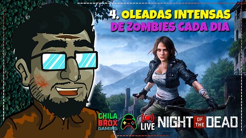 🌙🧟 LIVE 4: "Oleadas Intensas de Zombis Cada Día 🔥 | Night of the Dead"