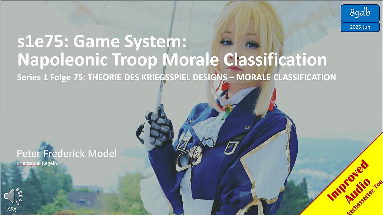 s1e75: Game System: Napoleonic Troop Morale Classification