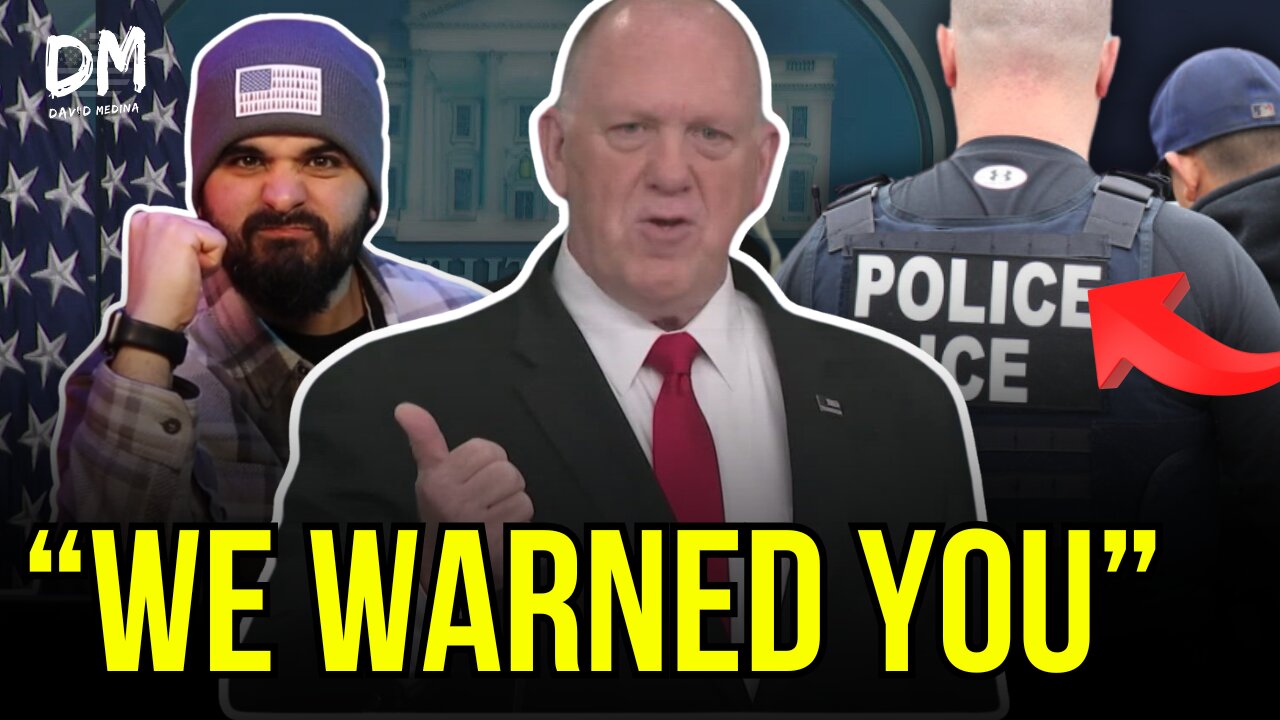 Tom Homan Goes SCORCHED EARTH On Illegal Criminal Sympathizing Media At White House Press Briefing!