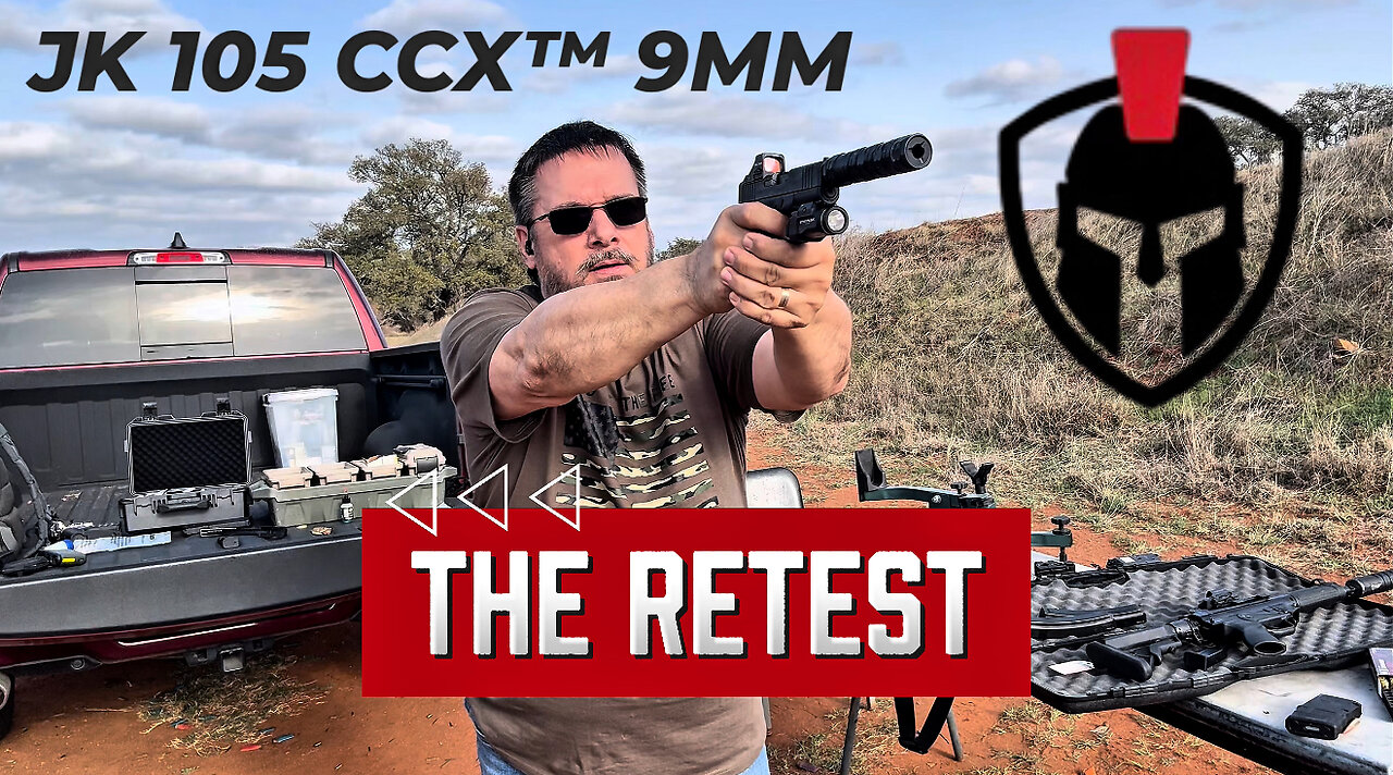 Retesting the JK 105 CCX 9mm Suppressor on the Glock MOS 43x