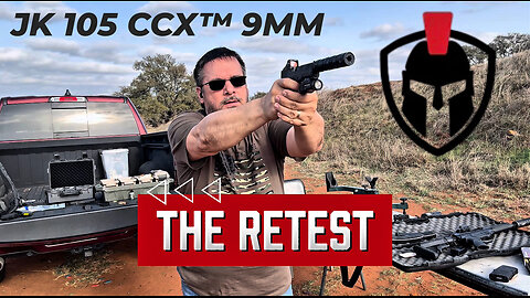 Retesting the JK 105 CCX 9mm Suppressor on the Glock MOS 43x