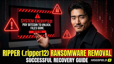 || SOLVED ✅🔘|| Ripper (.ripper12) ransomware virus - removal and decryption