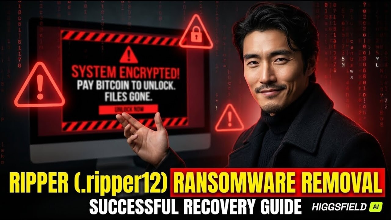 || SOLVED ✅🔘|| Ripper (.ripper12) ransomware virus - removal and decryption