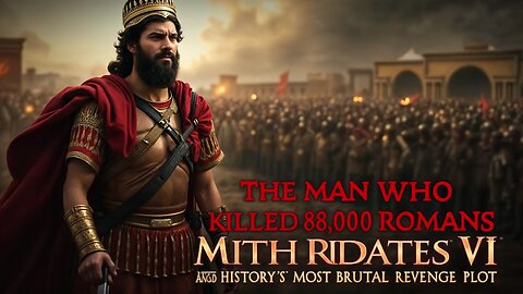 The Man Who Killed 88,000 Romans: Mithridates VI and History's Most Brutal Revenge Plot