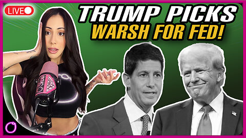 SHOCKING TRUMP PICKS WARSH FOR FED CHAIR?! Bitcoin CRASH to $55K? Government Shutdown AVOIDED!
