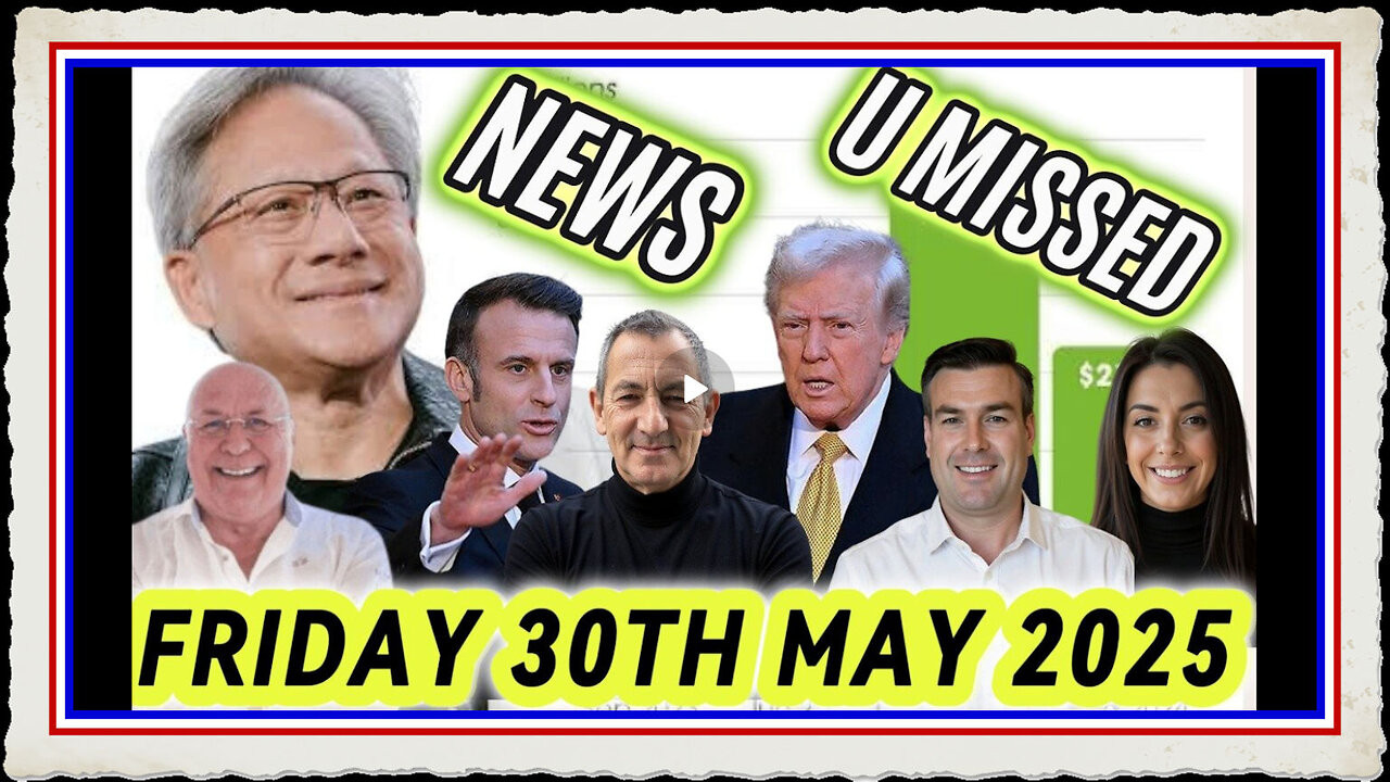 CHARLIE WARD DAILY NEWS WITH CHARLIE WARD WARREN THORNTON FRIDAY 30TH MAY 2025