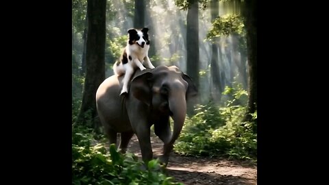 Dog & Elephant - Friendship