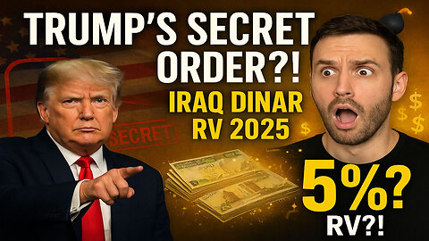 🇺🇸 Trump’s Secret Order: Iraq Told to Revalue the Dinar Within 5%! 🔥 RV Update 2025