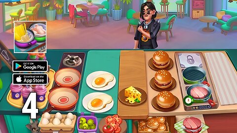 Cooking Rage Restaurant Game Gameplay Walkthrough Part 4 (iOS, Android) | Cooking Restaurant