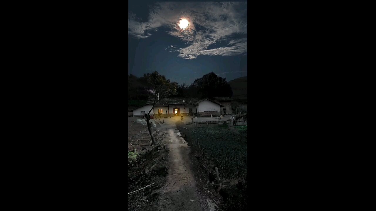 Shining candle in the dark