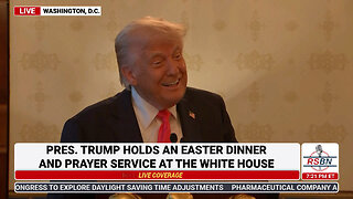 FULL SPEECH: President Trump Holds an Easter Prayer Service and Dinner - 4/16/25