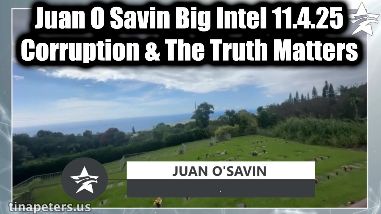 Juan O'Savin: Trump Issues DIRE WARNING Nov.4, 2025