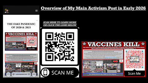 Overview of My Main Activism Post in Early 2026