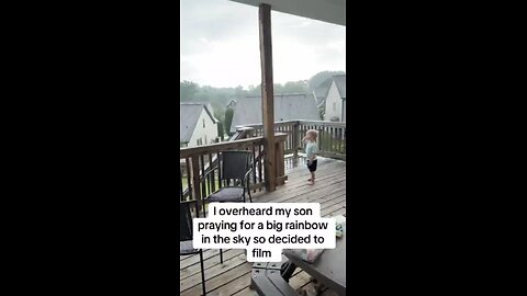 Child Asks For A Rainbow & Creator Delivers Bigly😍