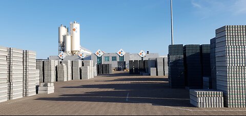 Mass Production of Korean Concrete Wall Blocks – Step-by-Step Factory Process
