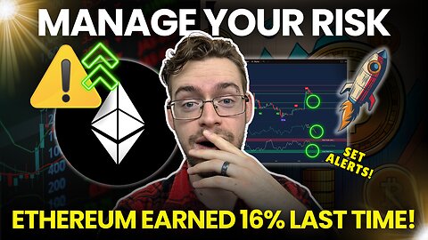Ethereum Traders: MANAGE YOUR RISK! +16% Profit Last Time TradeConfident.io