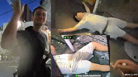 Kick Streamer BabyHaze69 KNOCKED OUT Old Man Steals His Phone & Runs
