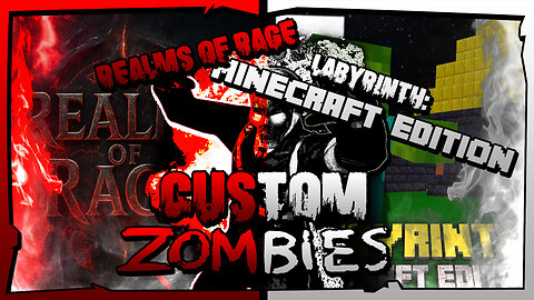 REALMS OF RAGE & LABYRINTH: MINECRAFT EDITION Easter Egg Run - BO3 Custom Zombies