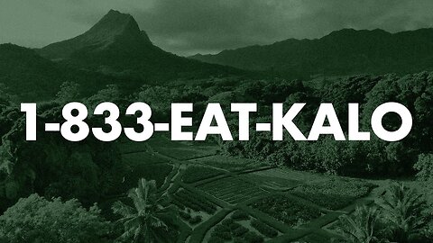 Need Kalo? Call the Kalo Hotline 📞