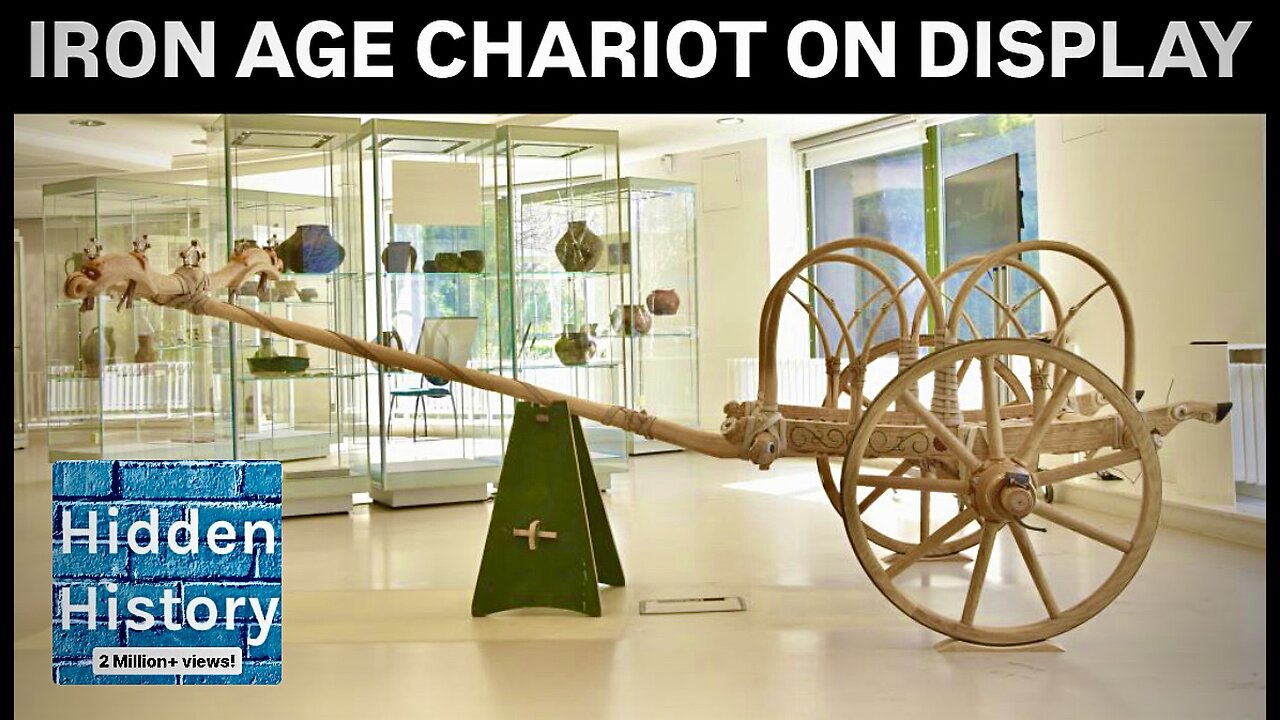Amazing Iron Age chariot goes on display at museum