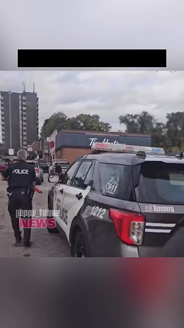 Video captures Toronto police cruiser rolling into suspect