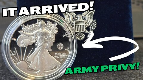 Unboxing the 250th Anniversary US Army Silver Eagle Proof Coin!