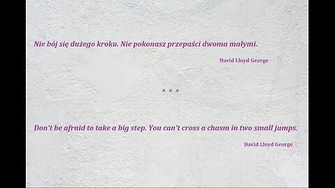 Cytat na dziś / A quote for today