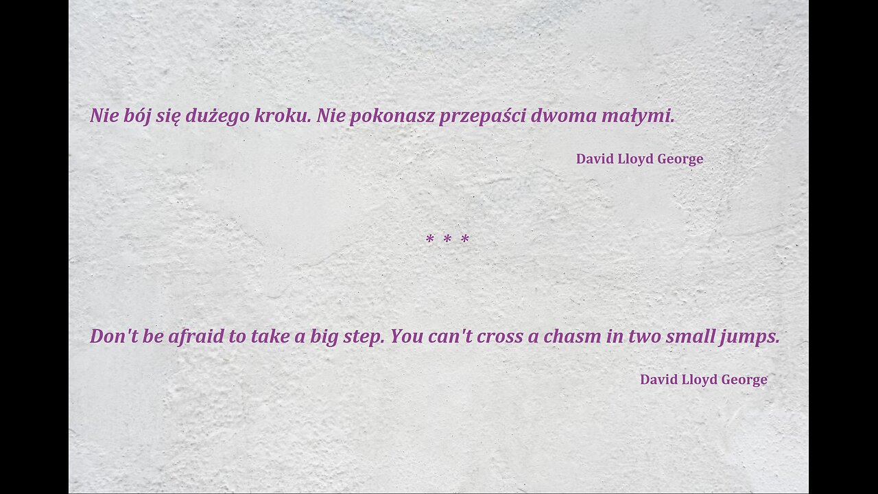 Cytat na dziś / A quote for today