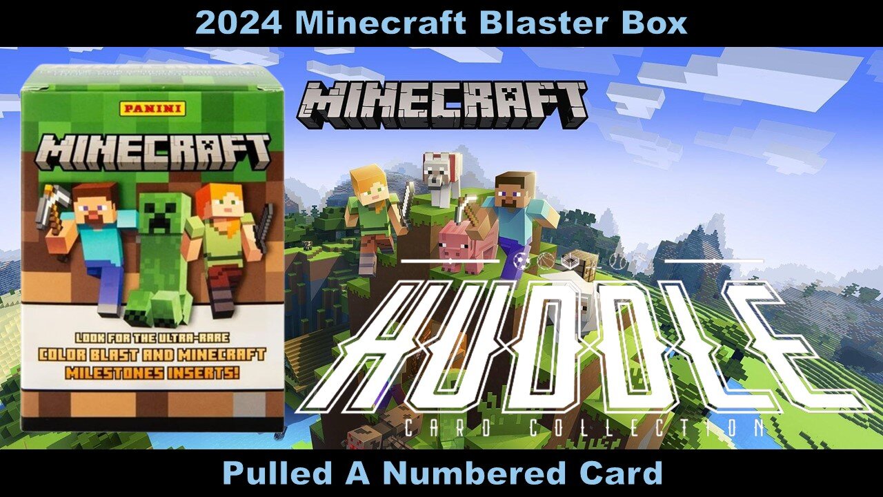 FIRST LOOK!!!! Pulling A Numbered Card Out Of A 2024 Minecraft Blaser Box