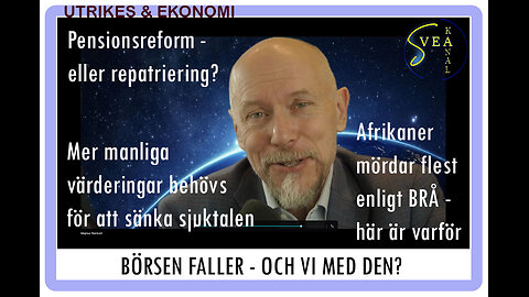 Utrikes & Ekonomi 43: Börsen faller - och vi med den?