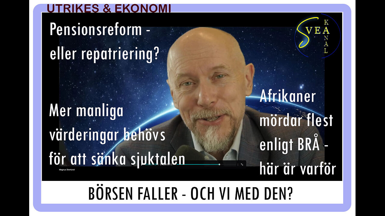 Utrikes & Ekonomi 43: Börsen faller - och vi med den?