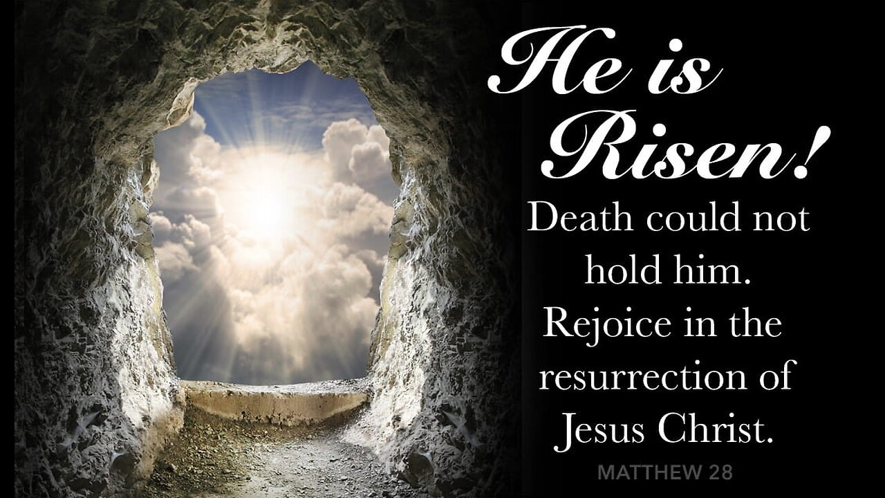 Jesus, He is Risen!!