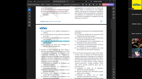 VONEX REPASO 2025 | Semana 06 | H. del Perú S2
