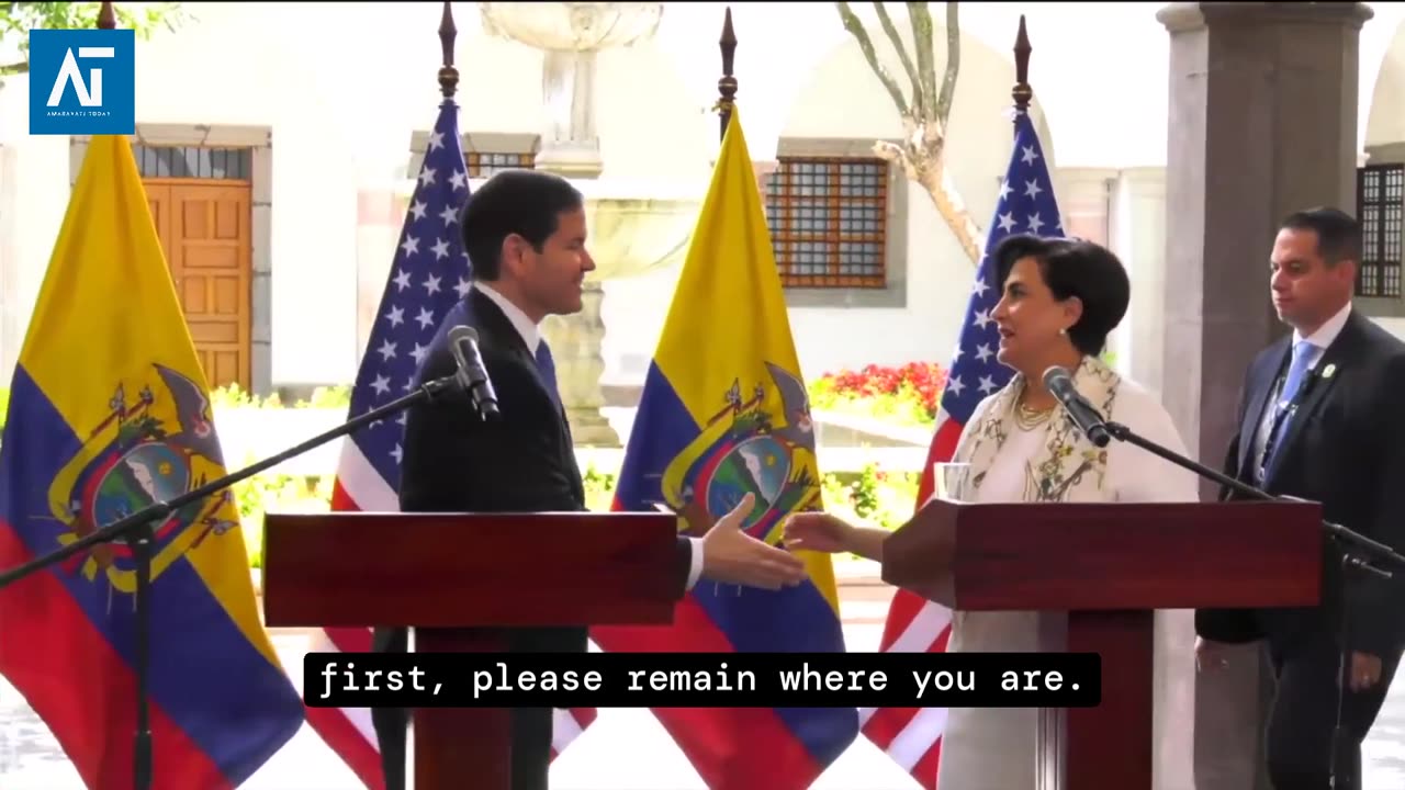 US–Ecuador Security Boost: Rubio & Sommerfeld Announce New Ties | Amaravati Today