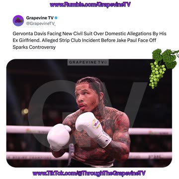 Gervonta Davis Hit With New Lawsuit Over Alleged Strip Club Incident Before Jake Paul Face Showdown.